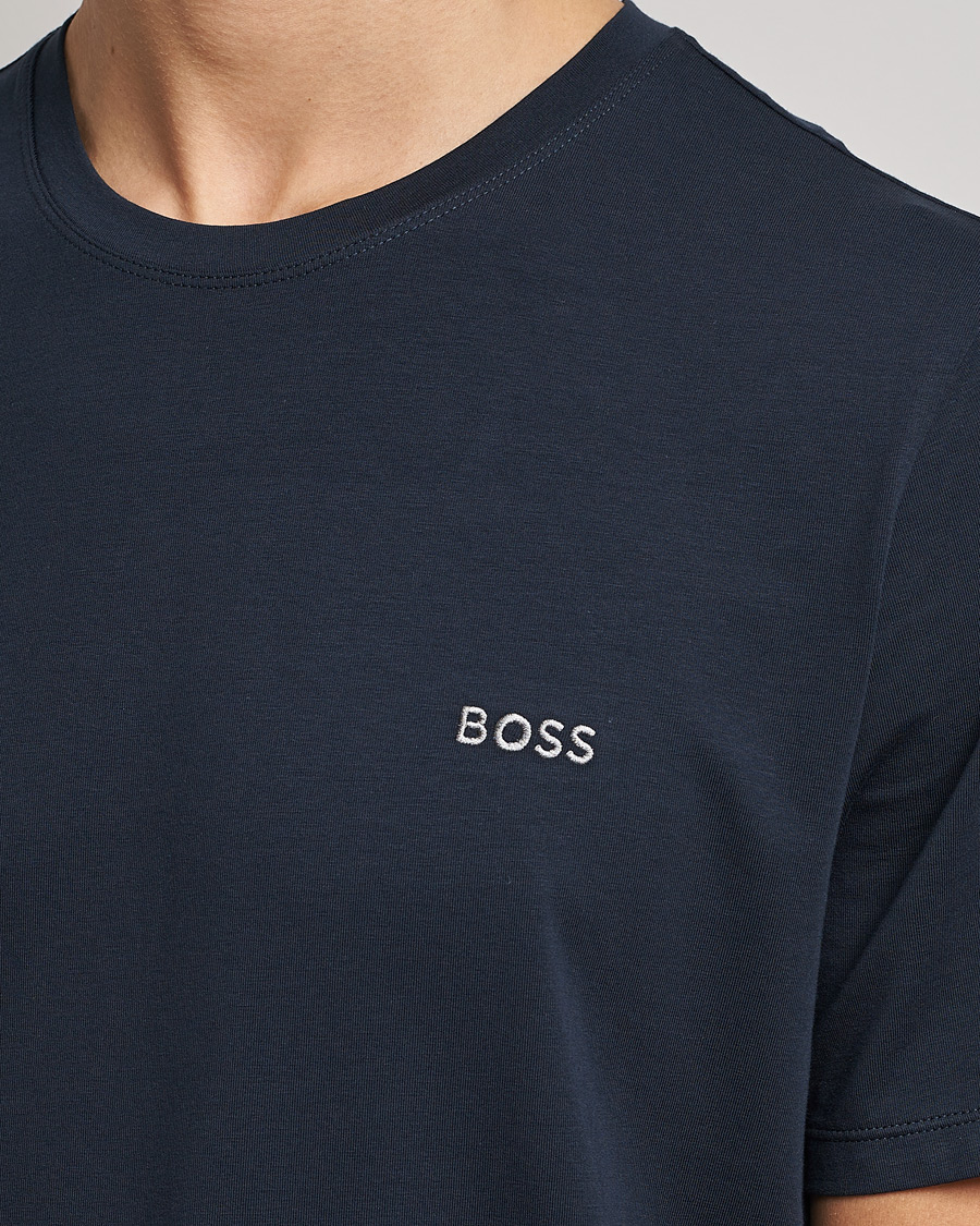Homme | T-shirts | BOSS BLACK | Loungewear Small Logo Tee Navy