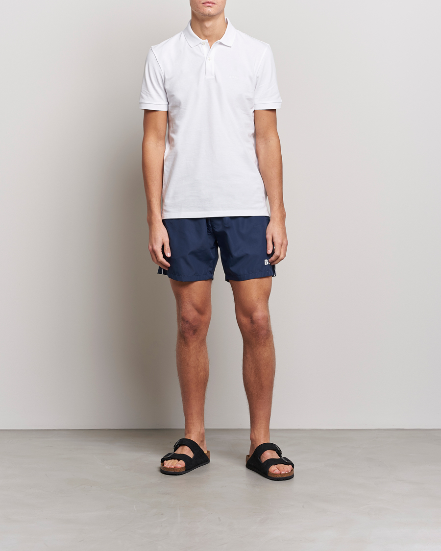 Homme | Maillots De Bain | BOSS BLACK | Starfish Swimshorts Navy