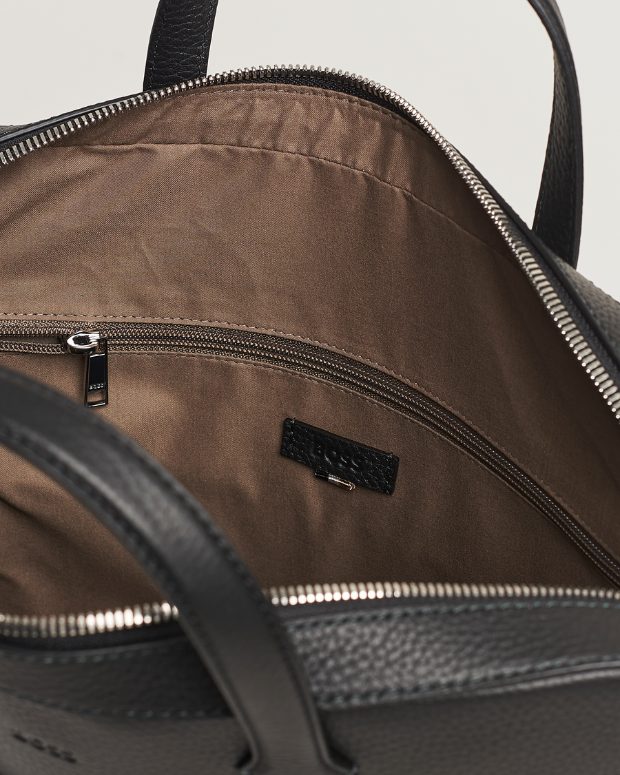 Homme | Sacs | BOSS BLACK | Crosstown Computer Leather Bag Black