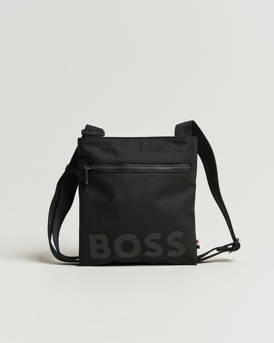 Homme | Catch Zip Shoulder Bag Black | BOSS BLACK | Catch Zip Shoulder Bag Black