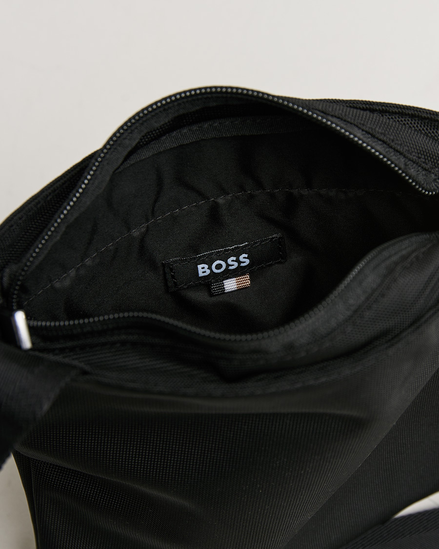 Homme | Catch Zip Shoulder Bag Black | BOSS BLACK | Catch Zip Shoulder Bag Black
