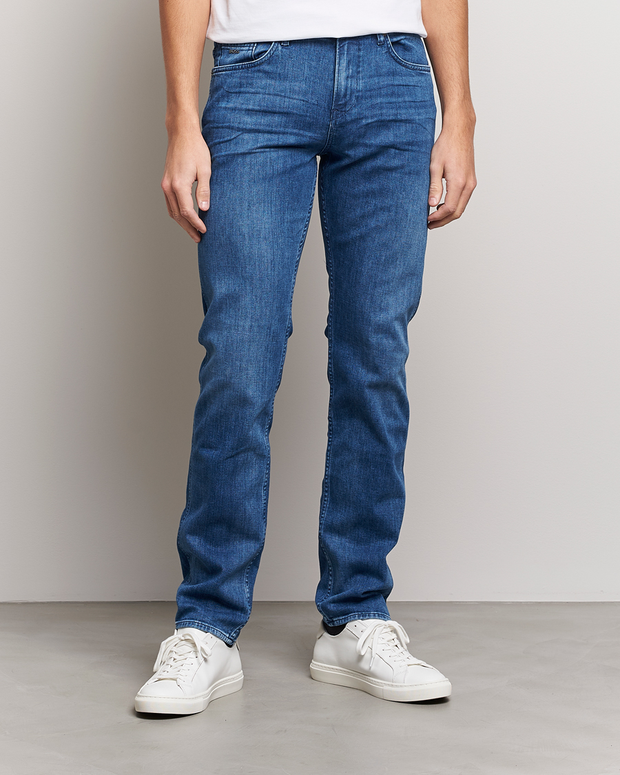 Homme | Slim fit | BOSS BLACK | Delaware Slim Fit Stretch Jeans Medium Blue