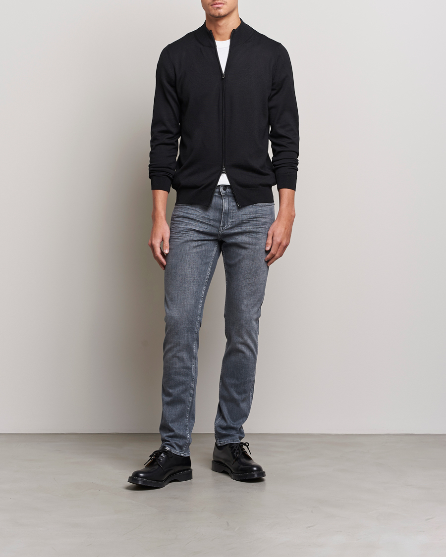 Homme | Jeans | BOSS BLACK | Delaware Slim Fit Stretch Jeans Medium Grey