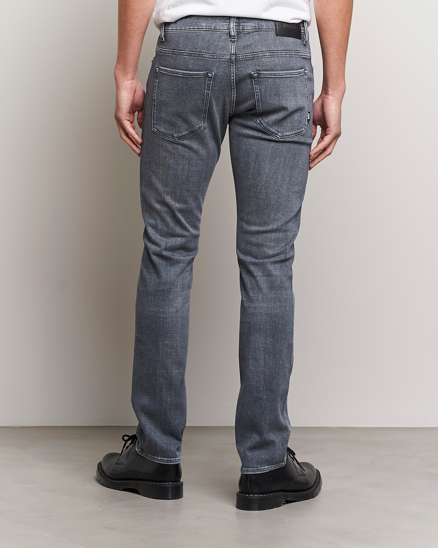 Homme | Jeans | BOSS BLACK | Delaware Slim Fit Stretch Jeans Medium Grey