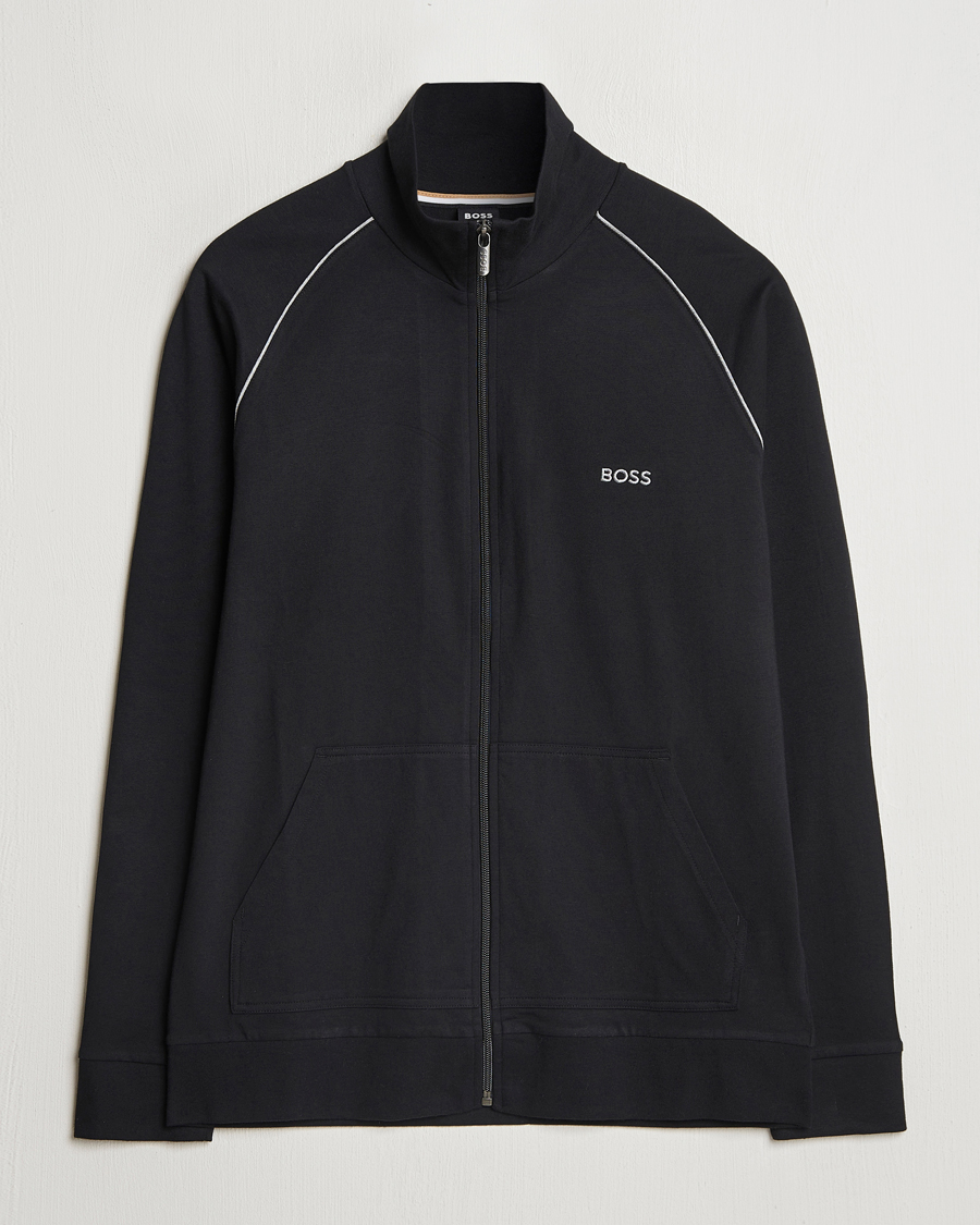 Homme | Pulls Et Tricots | BOSS BLACK | Mix & Match Full Zip Jacket Black