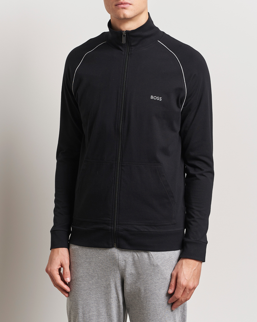 Homme | Pulls Et Tricots | BOSS BLACK | Mix & Match Full Zip Jacket Black