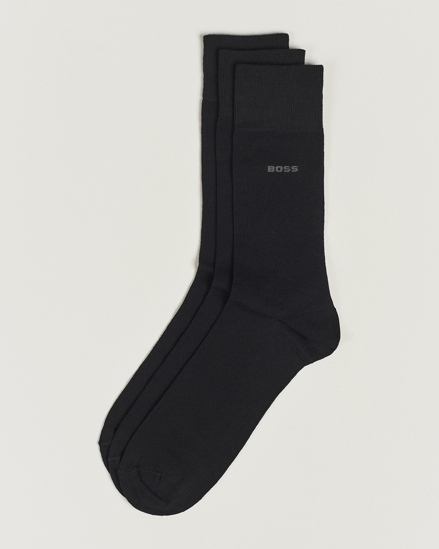 Homme | Sous-Vêtements Et Chaussettes | BOSS BLACK | 3-Pack RS Uni Socks Black