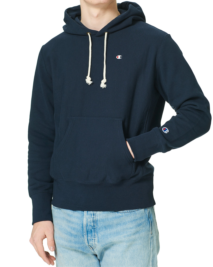 Homme | Pulls Et Tricots | Champion | Reverse Weave Soft Fleece Hood Sky Captain