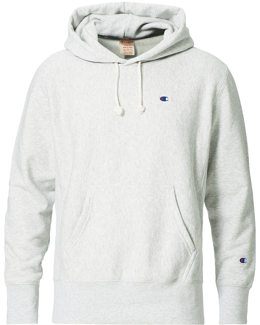 Homme | Pulls Et Tricots | Champion | Reverse Weave Soft Fleece Hood Gray Melange