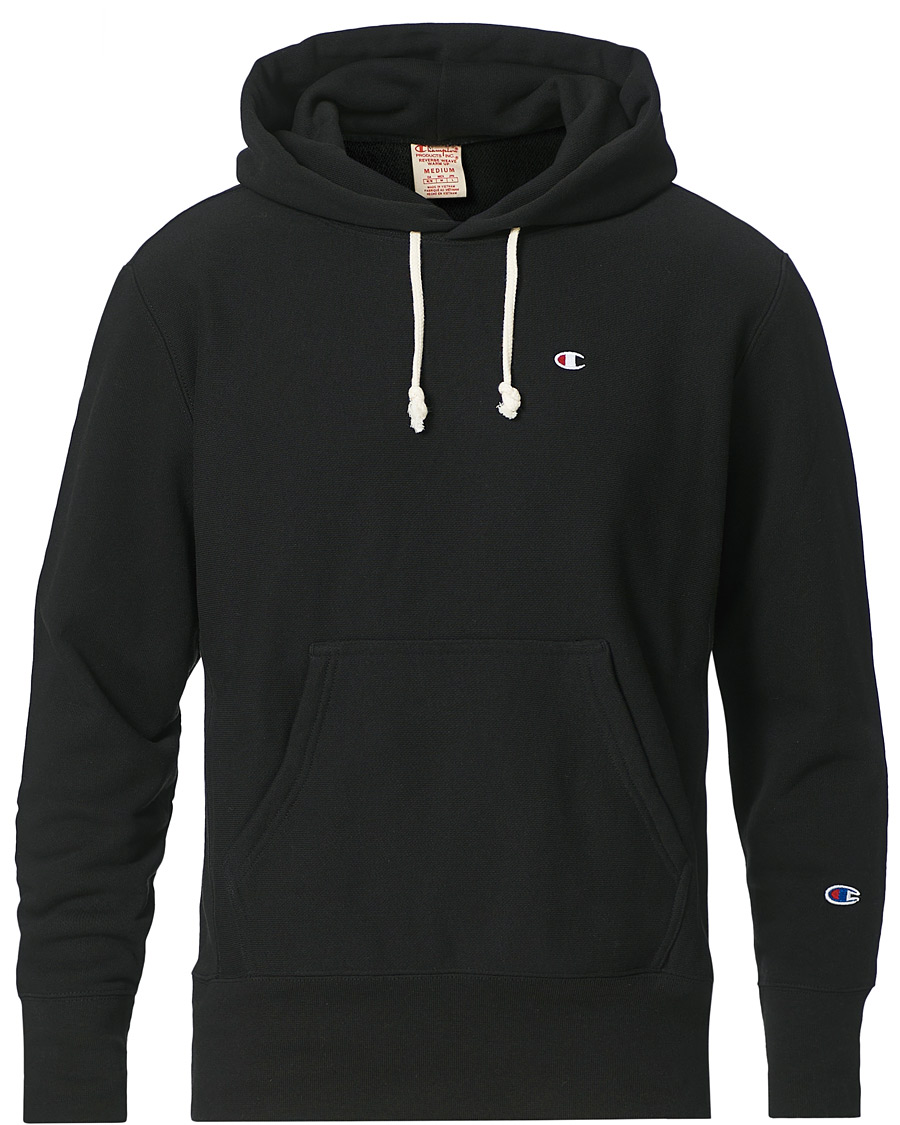 Homme | Pulls Et Tricots | Champion | Reverse Weave Soft Fleece Hood Black Beauty