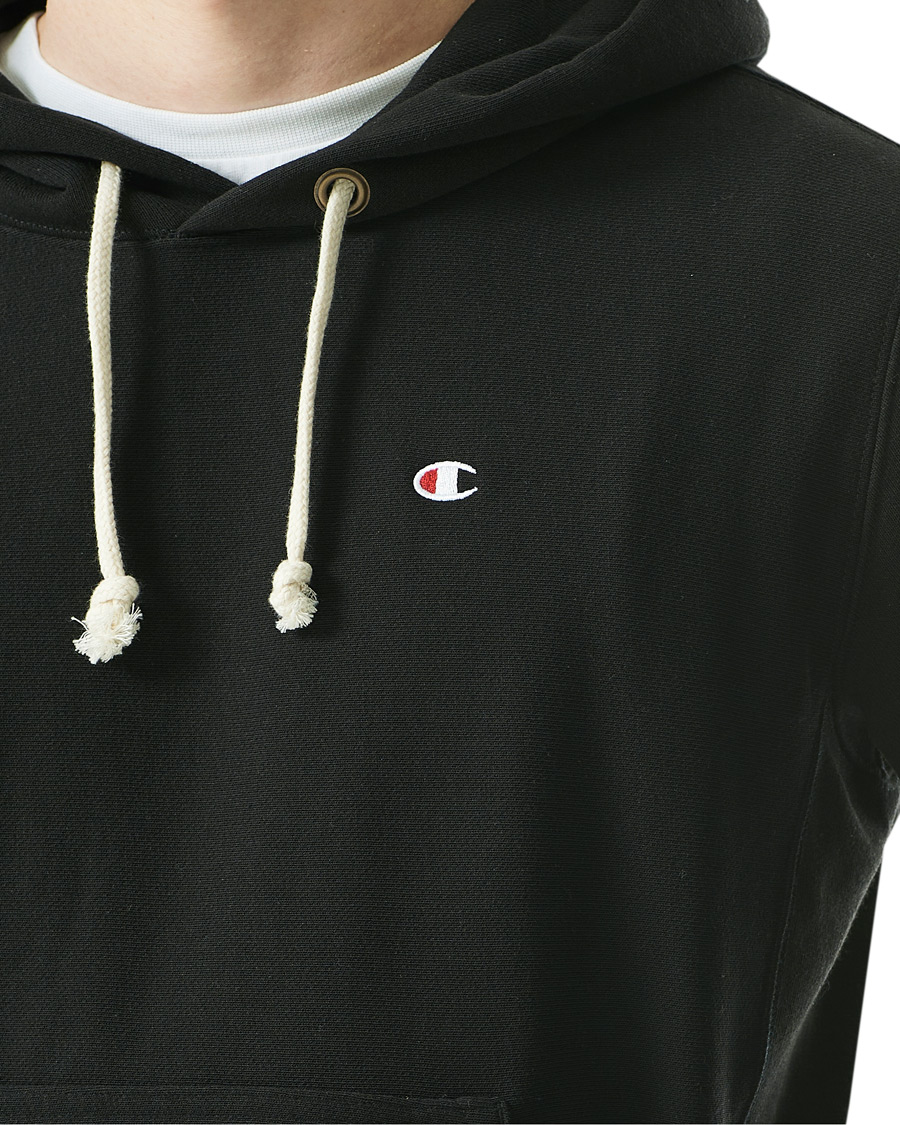 Homme | Pulls Et Tricots | Champion | Reverse Weave Soft Fleece Hood Black Beauty