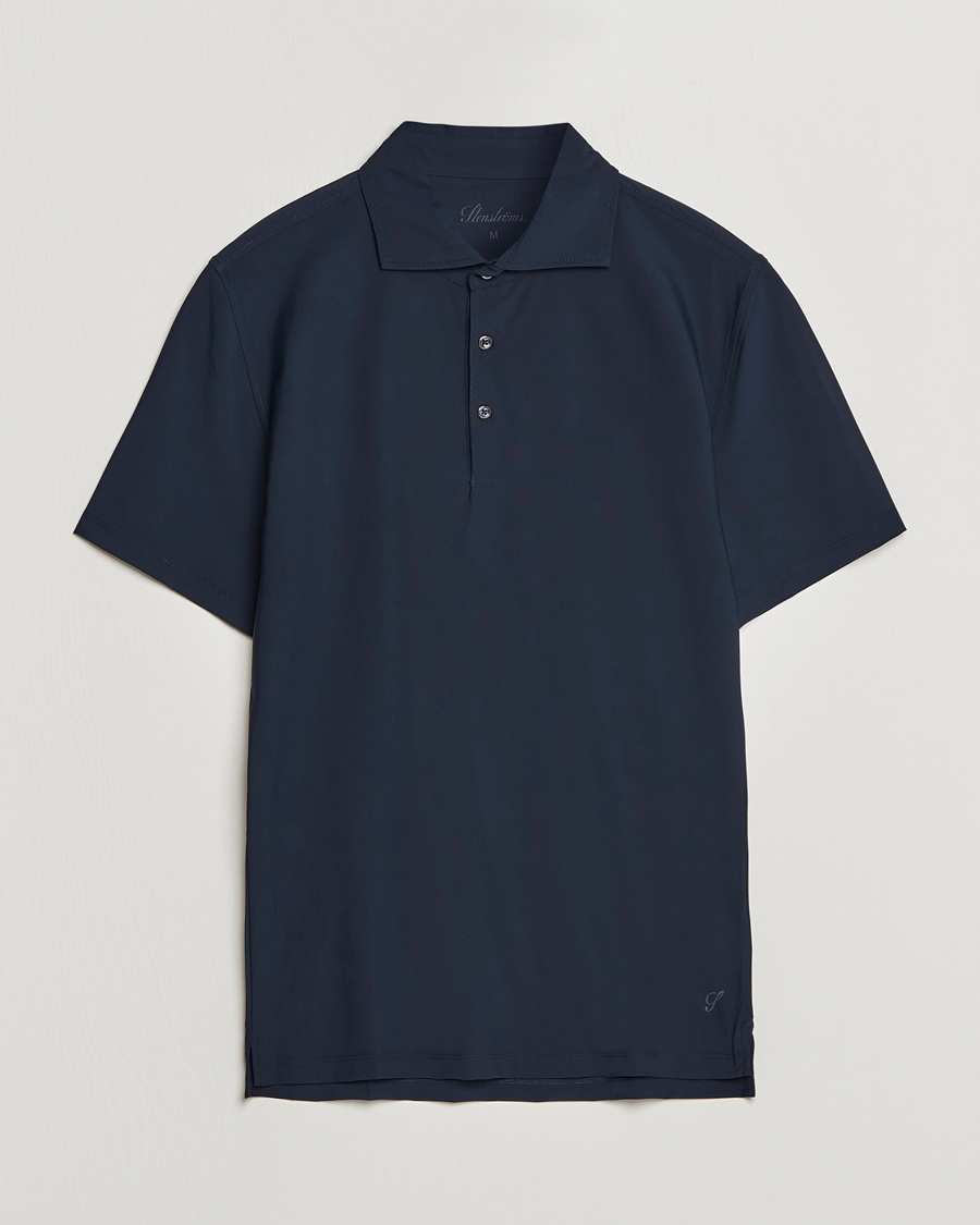 Homme | Polos | Stenströms | Active Jersey Sport Polo Navy