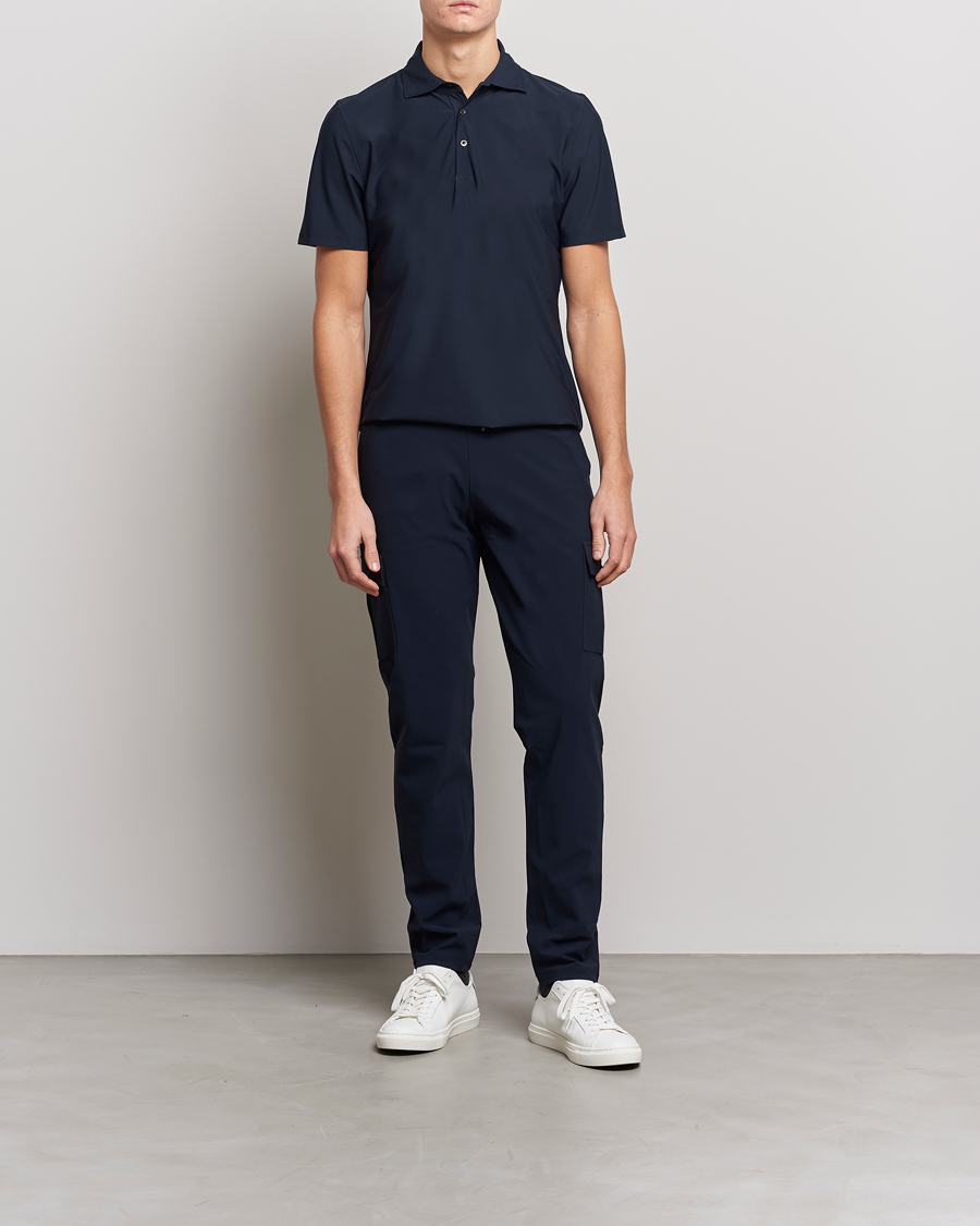 Homme | Polos | Stenströms | Active Jersey Sport Polo Navy