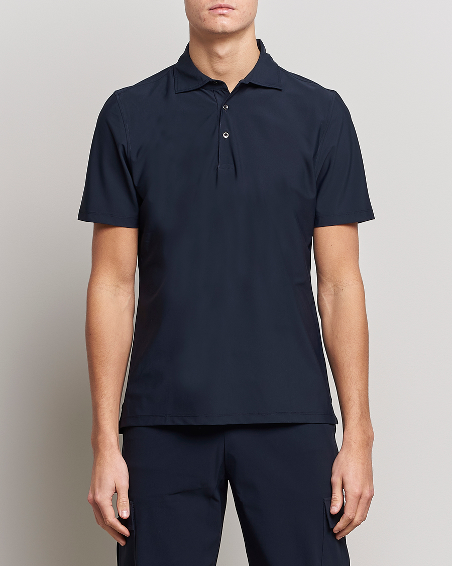 Homme | Polos | Stenströms | Active Jersey Sport Polo Navy