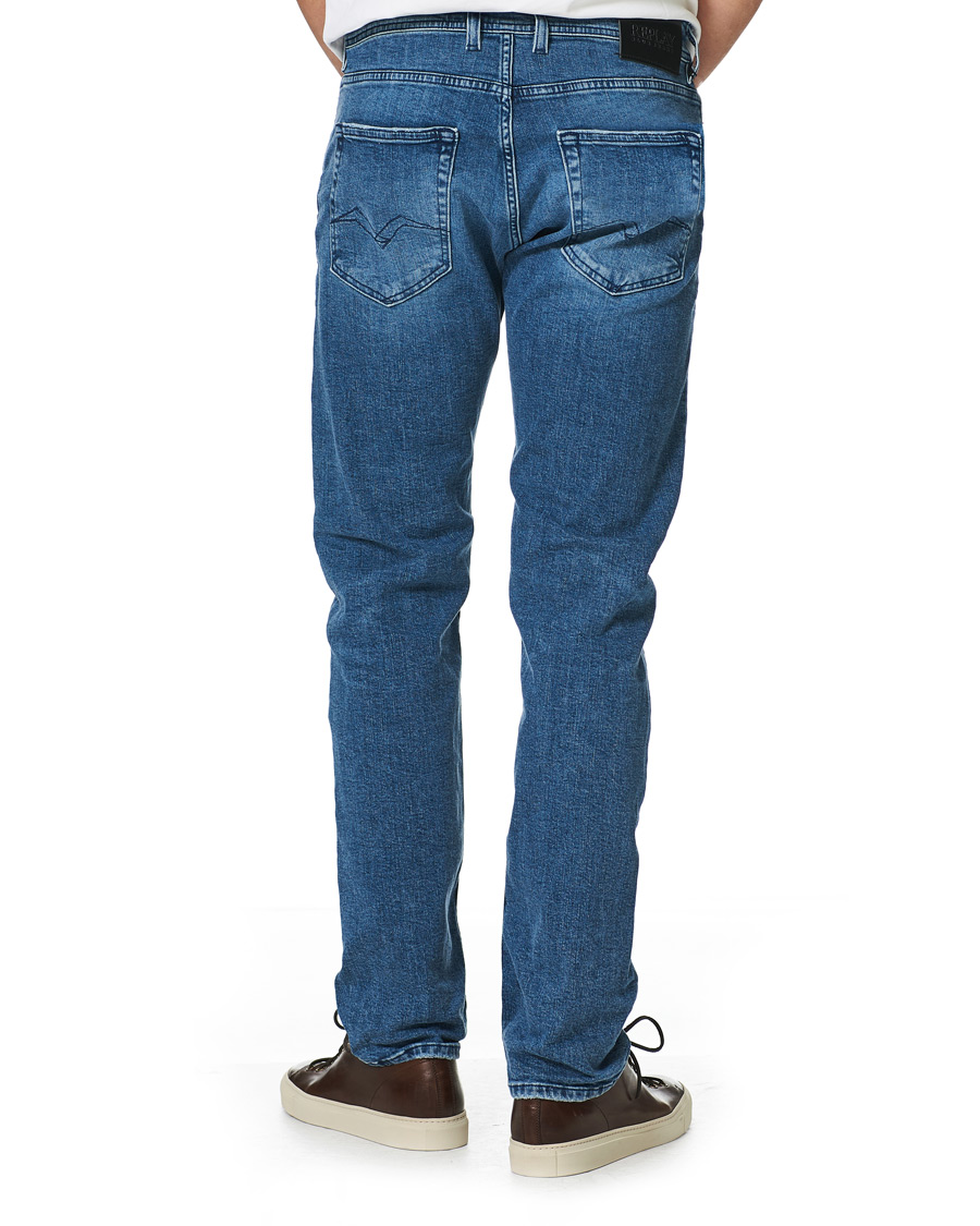 Homme | Jeans | Replay | Grover Straight Fit Clouds Jeans Medium Blue