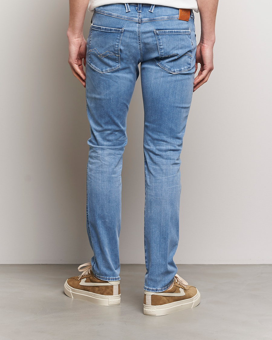 Homme | Jeans | Replay | Anbass Hyperflex Re-Used Jeans Light Blue