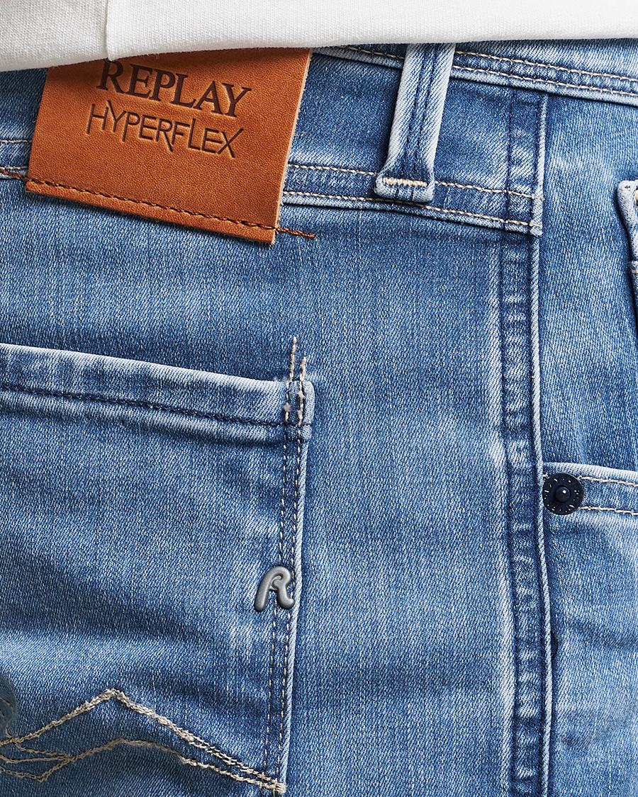 Homme | Jeans | Replay | Anbass Hyperflex Re-Used Jeans Light Blue