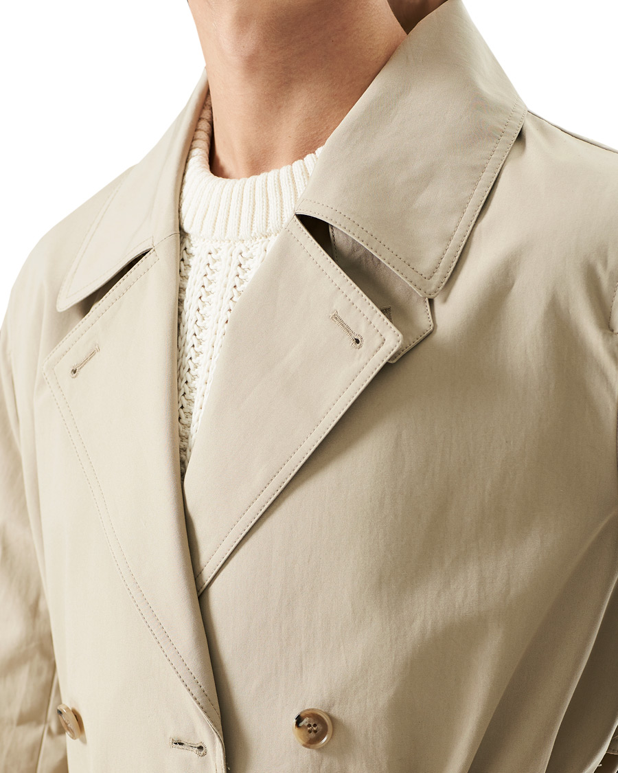 Homme | Manteaux Et Vestes | Filippa K | Bristol Trench Coat Grey Beige