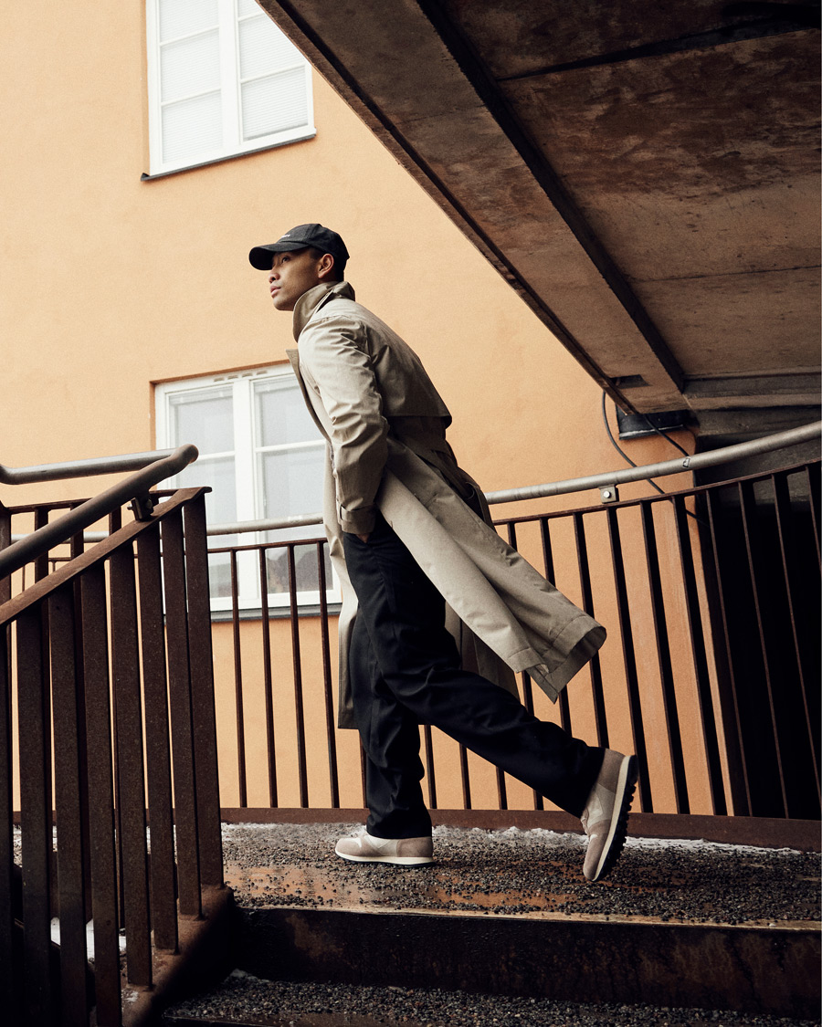 Homme | Manteaux Et Vestes | Filippa K | Bristol Trench Coat Grey Beige