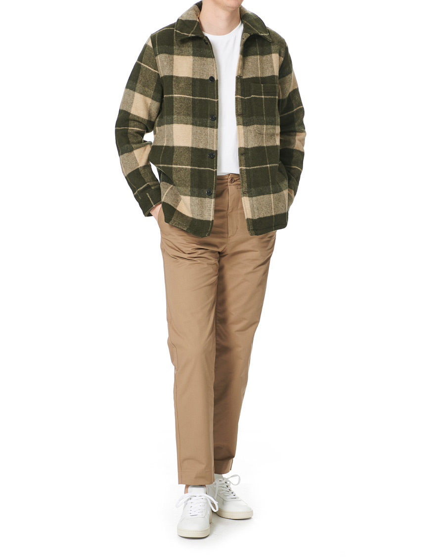 Homme | Pantalons | Filippa K | Flynn Cotton Chino  Dark Khaki