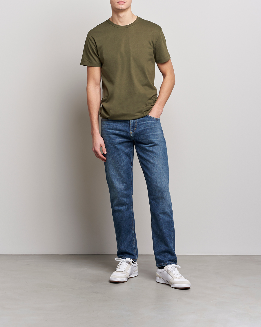 Homme | T-shirts | Polo Ralph Lauren | 3-Pack Crew Neck T-Shirt Olive/Green/Dark Green