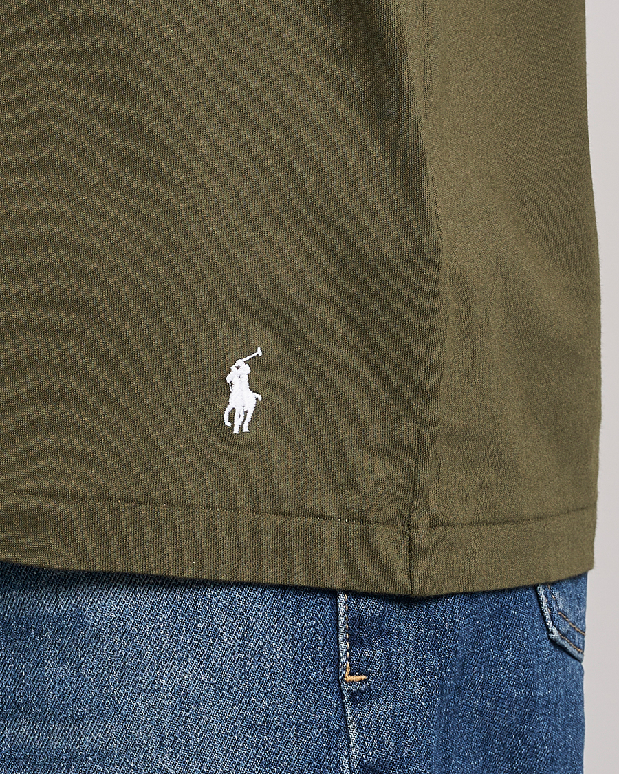 Homme | T-shirts | Polo Ralph Lauren | 3-Pack Crew Neck T-Shirt Olive/Green/Dark Green