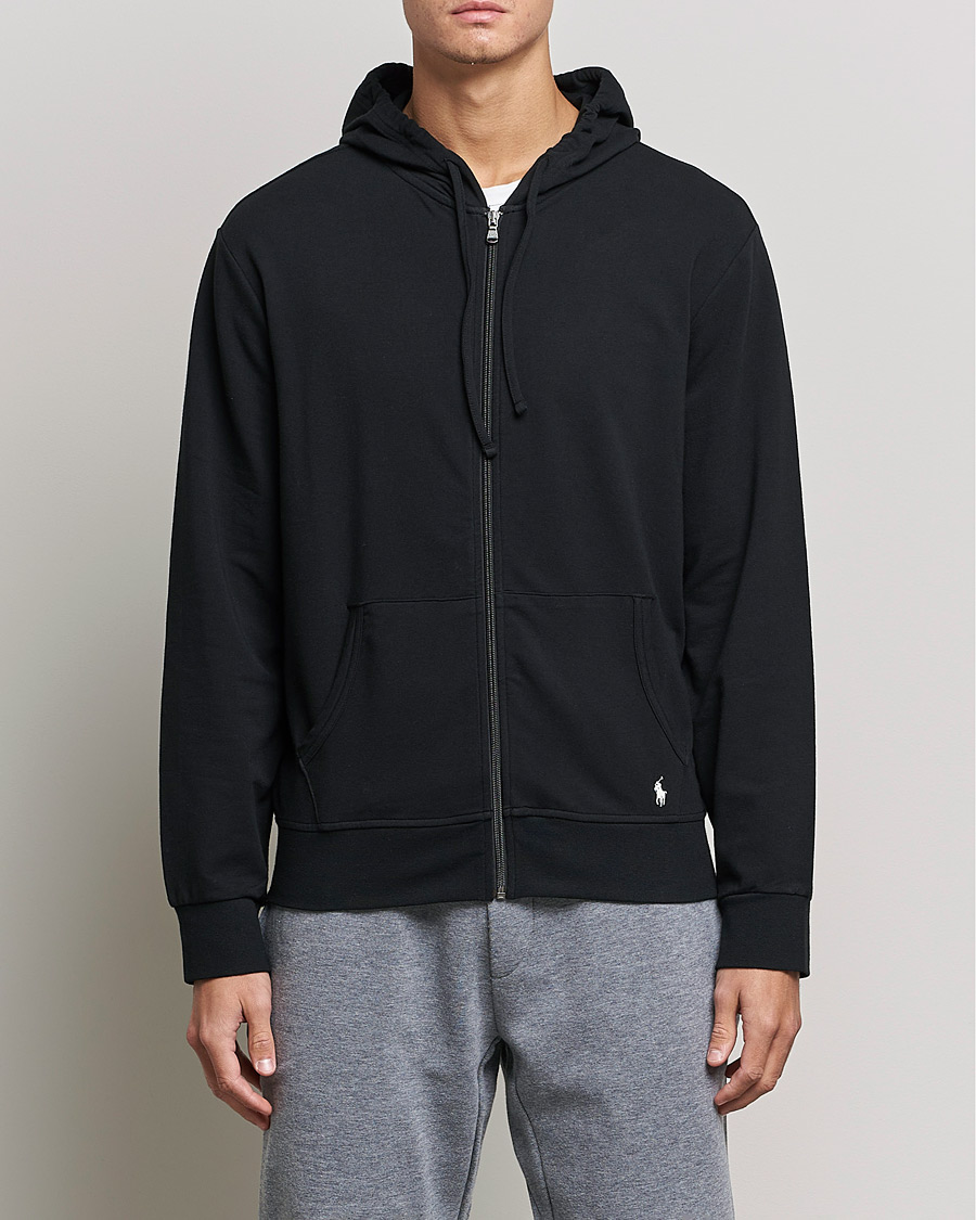 Homme | Pulls Et Tricots | Polo Ralph Lauren | Cotton Jersey Long Sleeve Hoodie Black