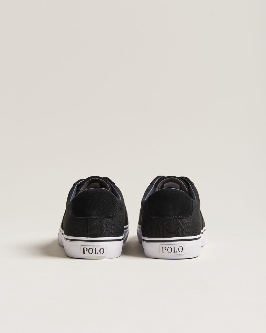 Homme | Polo Ralph Lauren Sayer Canvas Sneaker Black | Polo Ralph Lauren | Sayer Canvas Sneaker Black