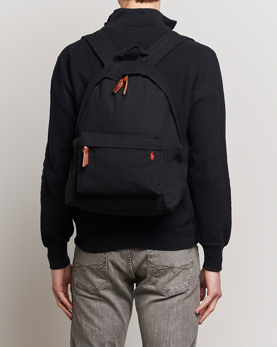 Homme | Accessoires | Polo Ralph Lauren | Canvas Backpack  Black