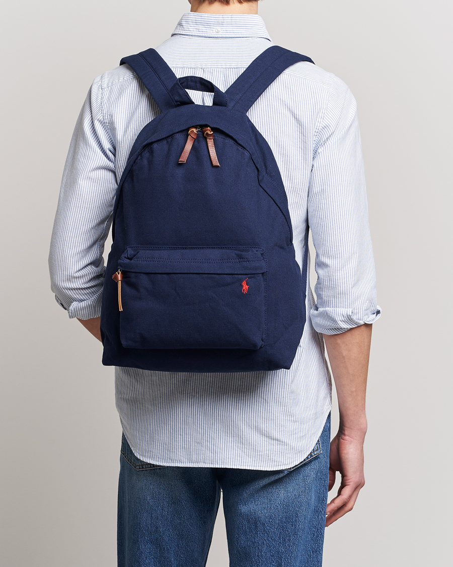 Homme | Polo Ralph Lauren Canvas Backpack Newport Navy | Polo Ralph Lauren | Canvas Backpack Newport Navy