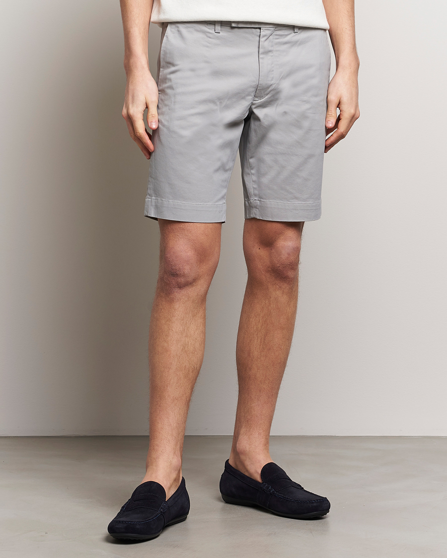 Homme |  | Polo Ralph Lauren | Tailored Slim Fit Shorts Soft Grey