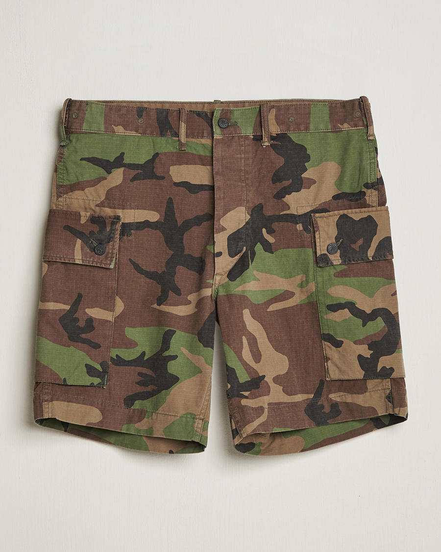 Homme | Shorts | RRL | Regiment Cargo Shorts Woodland Camo