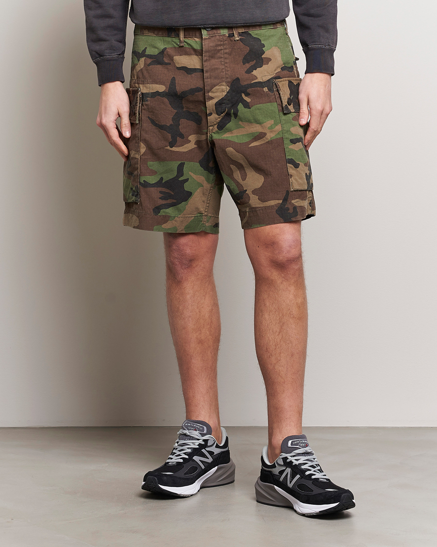 Homme | Shorts | RRL | Regiment Cargo Shorts Woodland Camo