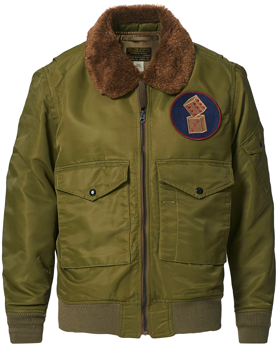 Homme | Manteaux Et Vestes | RRL | Filton Shearling Bomber Olive