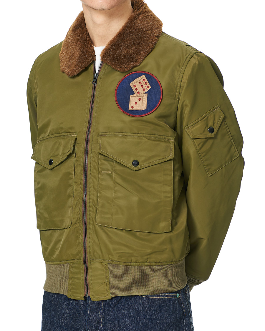 Homme | Manteaux Et Vestes | RRL | Filton Shearling Bomber Olive