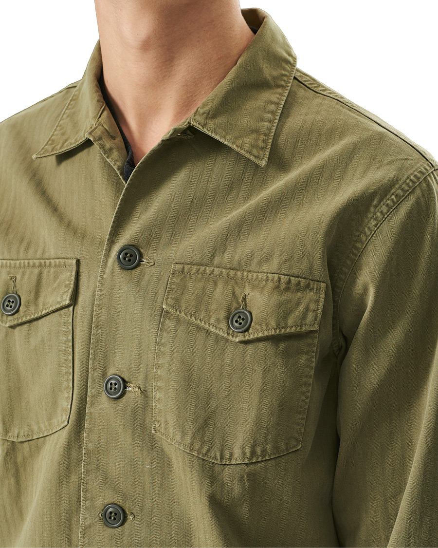 Homme | Chemises | RRL | Barrow Military Shirt Olive