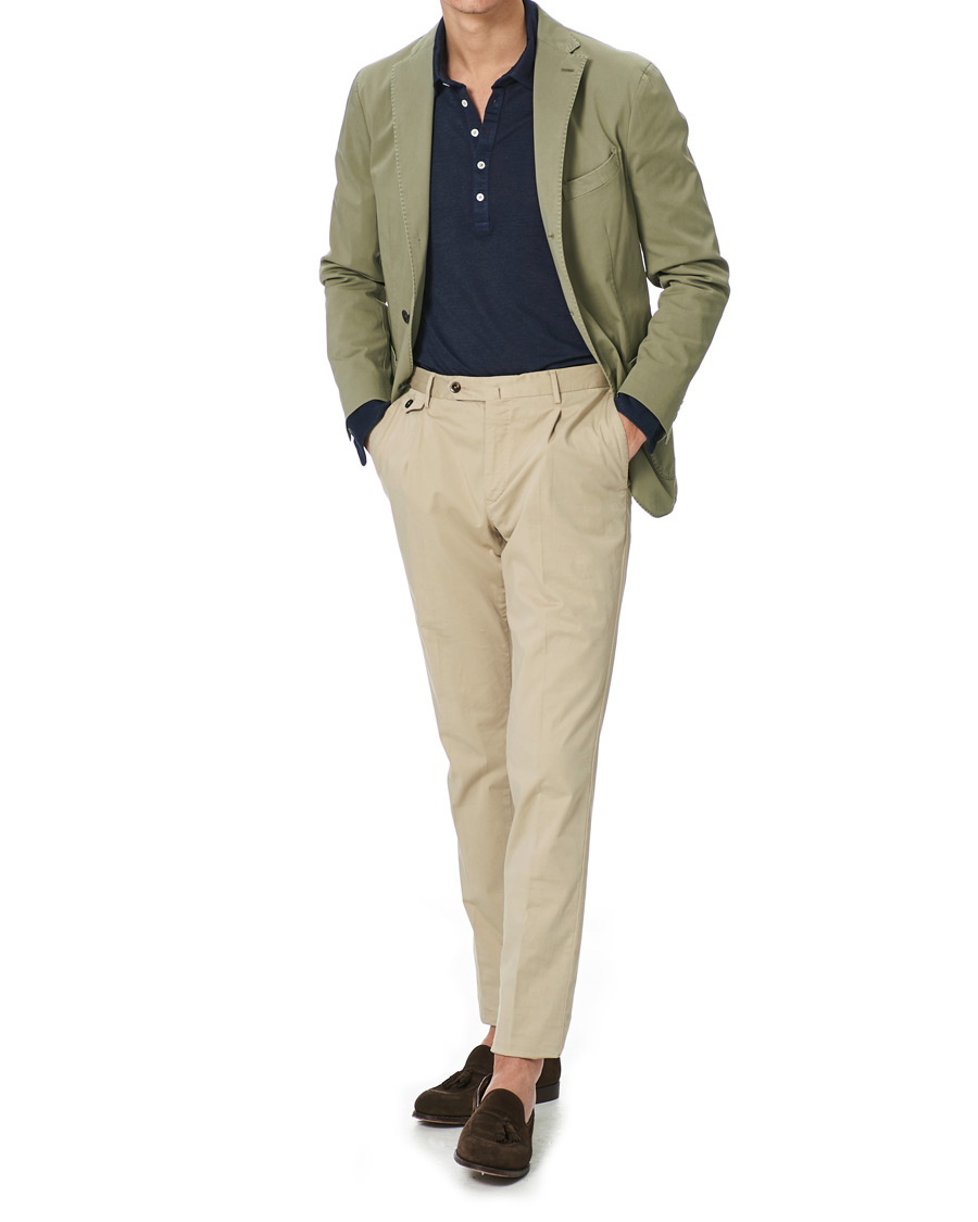 Homme | Blazers | Boglioli | K Jacket Cotton Stretch Blazer Olive