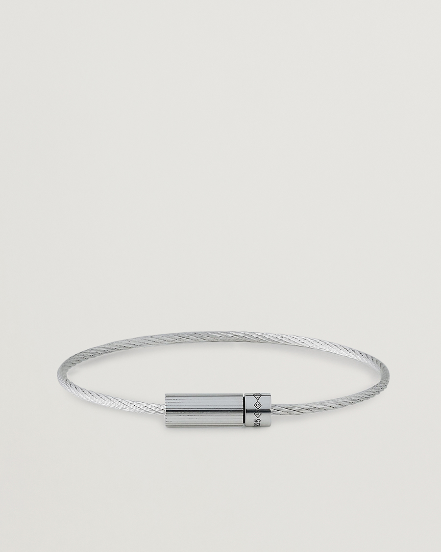 Homme | LE GRAMME Horizontal Cable Bracelet Polished Sterling Silver 7g | LE GRAMME | Horizontal Cable Bracelet Polished Sterling Silver 7g