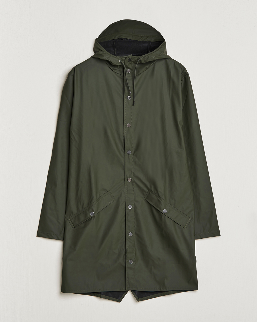 Homme | Manteaux Et Vestes | RAINS | Long Jacket Green