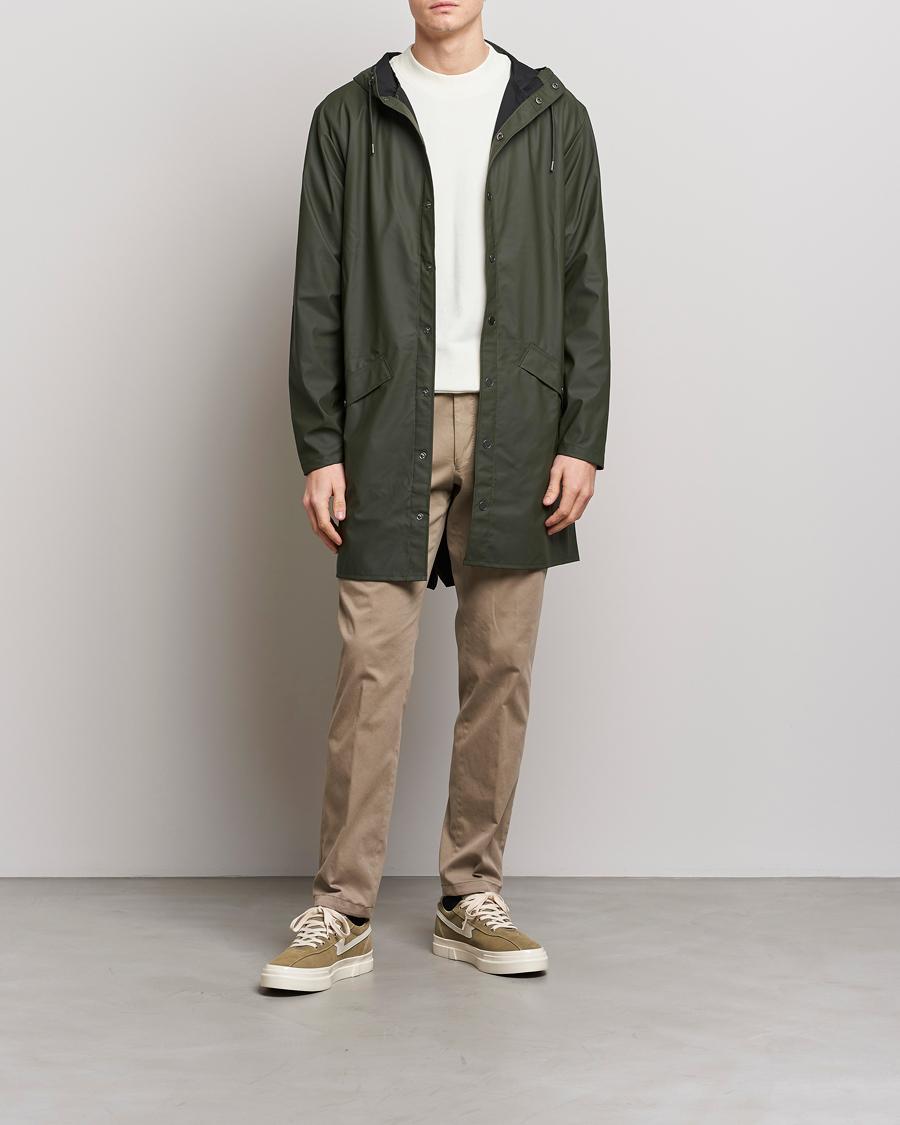 Homme | Manteaux Et Vestes | RAINS | Long Jacket Green