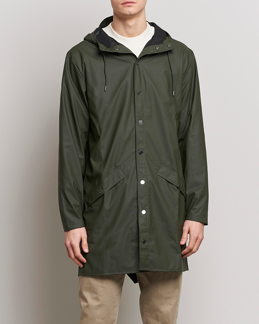 Homme | Manteaux Et Vestes | RAINS | Long Jacket Green