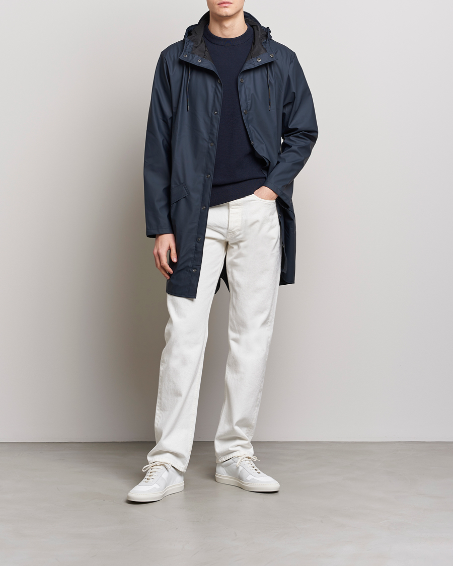 Homme | Manteaux Et Vestes | RAINS | Long Jacket Navy