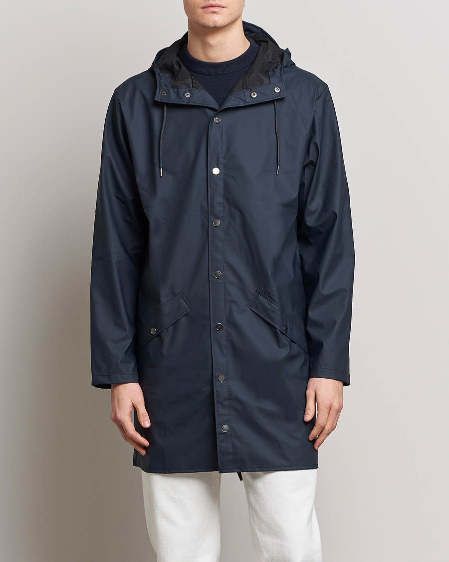 Homme | Manteaux Et Vestes | RAINS | Long Jacket Navy