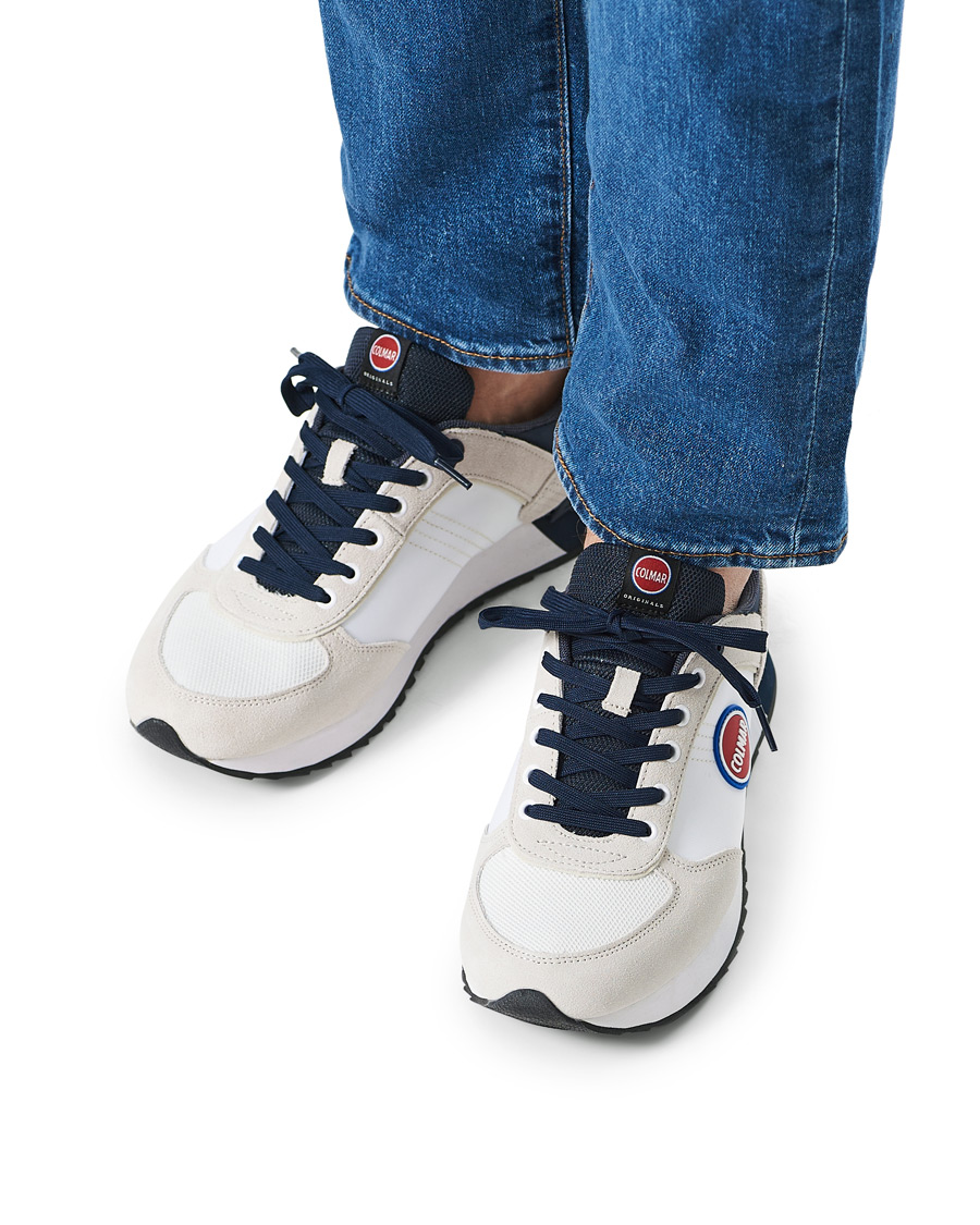 Homme | Colmar Travis Authentic Sneakers White | Colmar | Travis Authentic Sneakers White