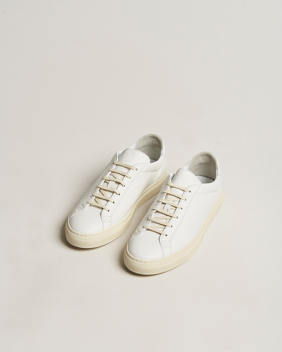 Homme | Chaussures En Daim | CQP | Racquet Sr Sneakers Classic White Leather