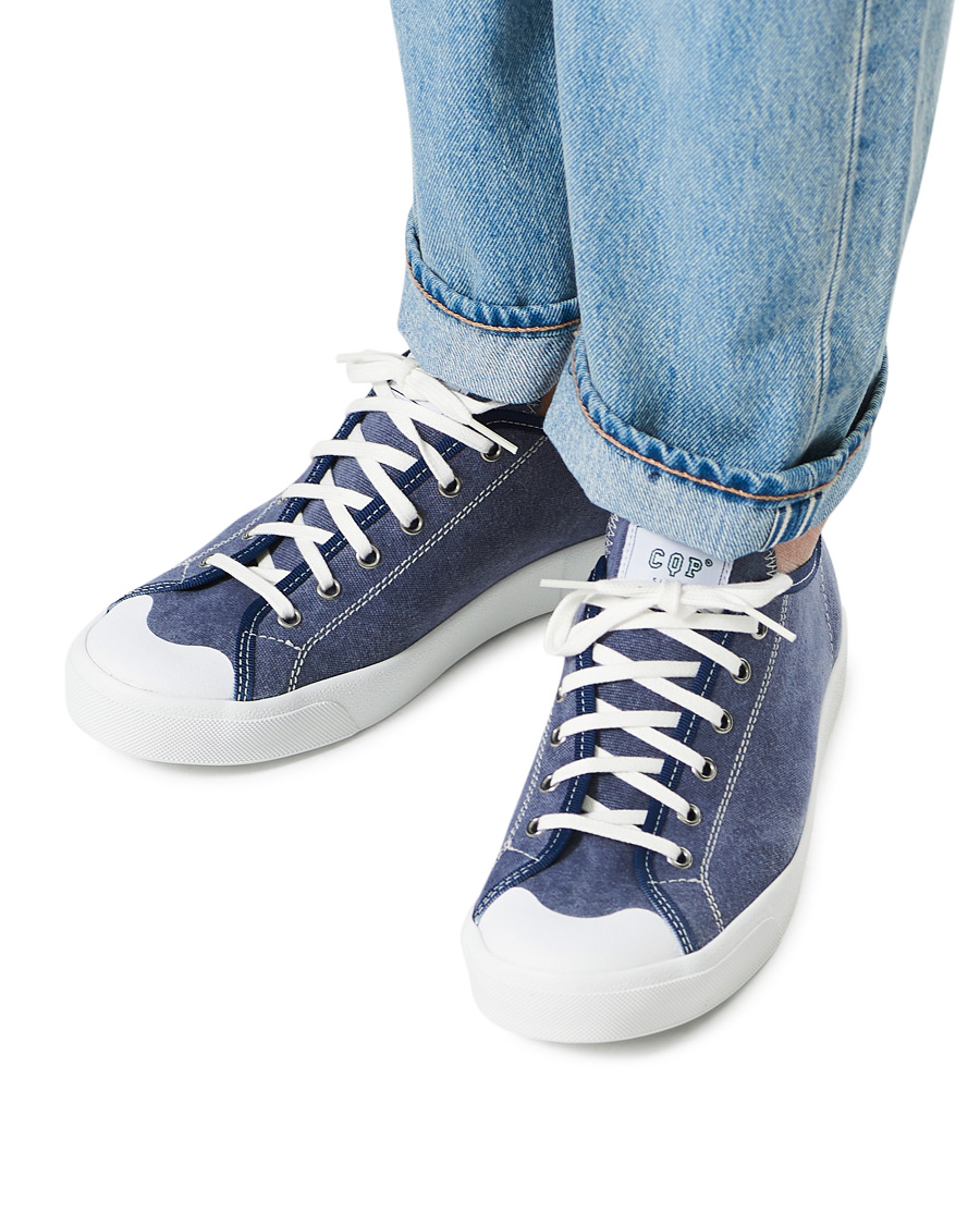 Homme | C.QP Clava Canvas Sneaker Indigo | CQP | C.QP Clava Canvas Sneaker Indigo