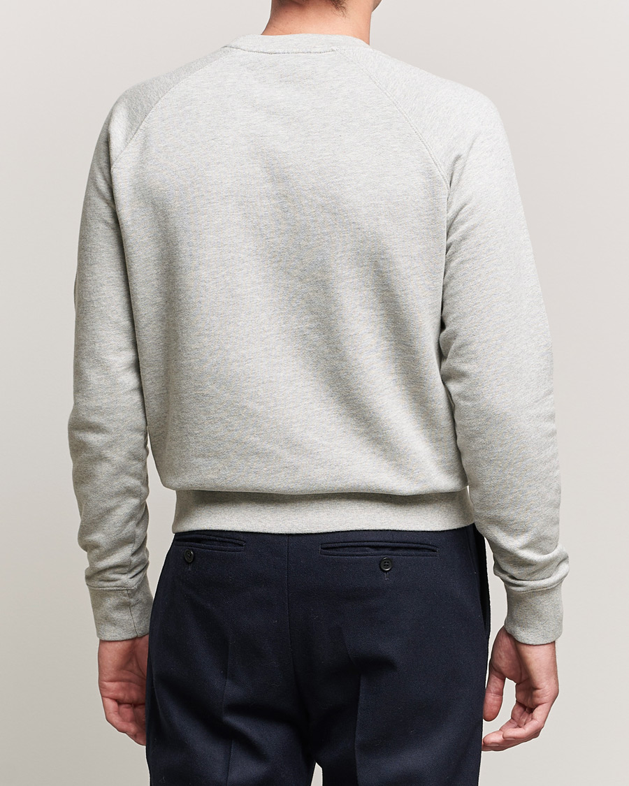 Homme | Pulls Et Tricots | Maison Kitsuné | Tricolor Fox Sweatshirt Grey Melange
