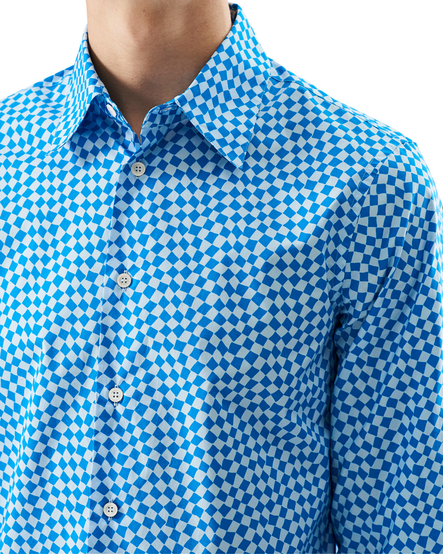 Homme | Chemises | Marni | Rhombus Print Shirt Blue