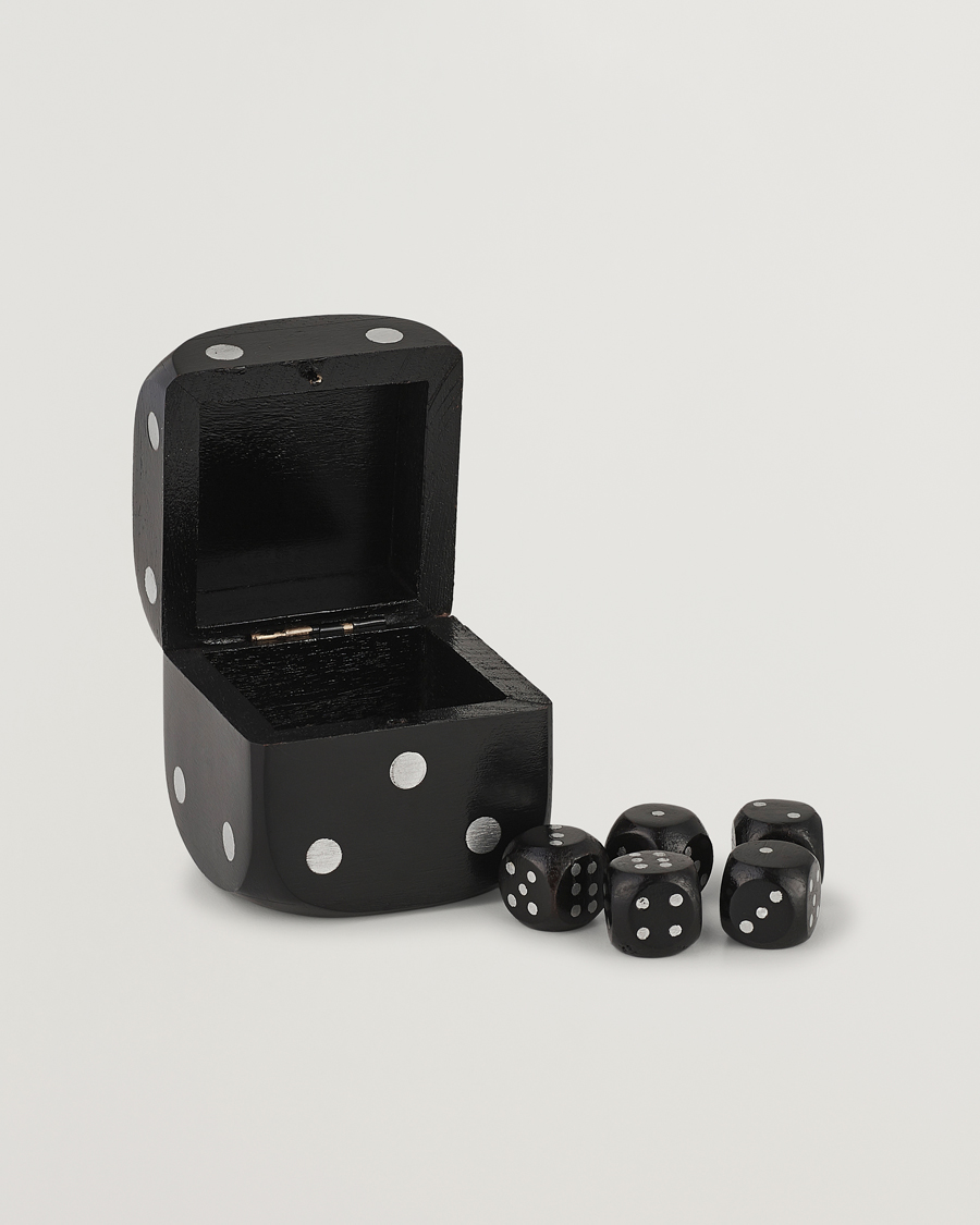 Homme | Décoration | Authentic Models | Wooden Dice Box Black