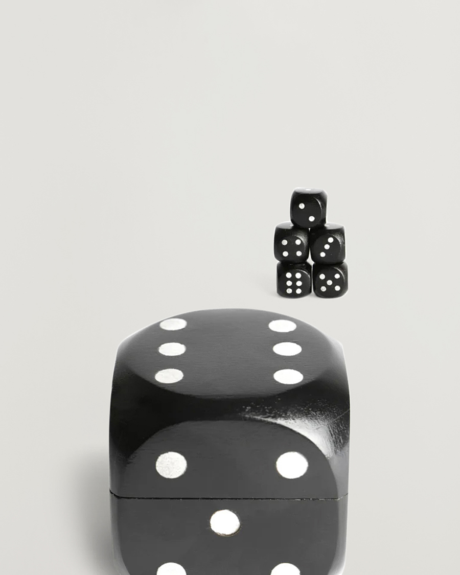 Homme | Décoration | Authentic Models | Wooden Dice Box Black